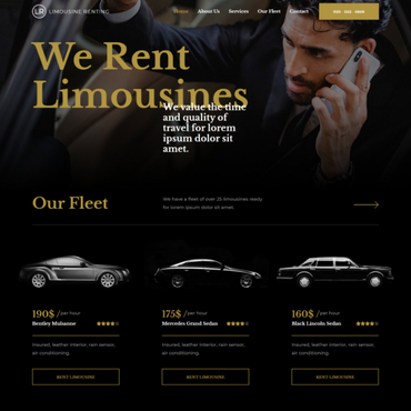 site web de location de voiture de luxe limousine